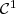 \mathcal{C}^1